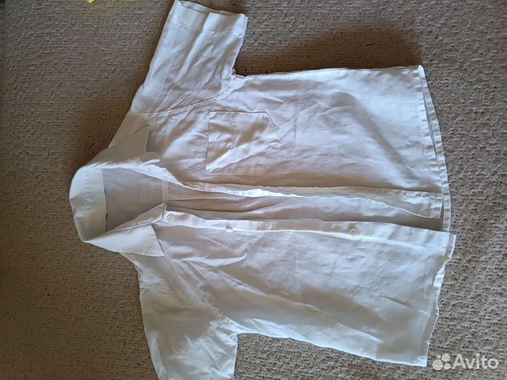 Рубашка лен детская