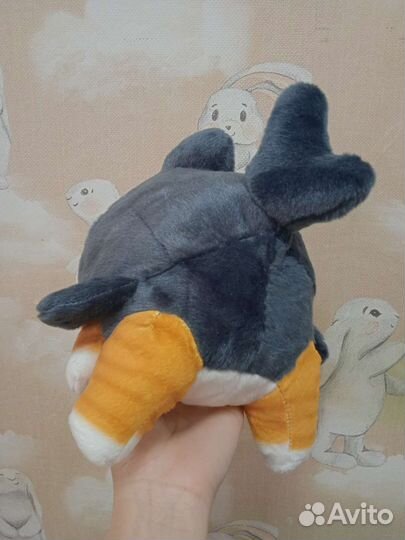 Игрушка мягкая, котик в костюме акулы)