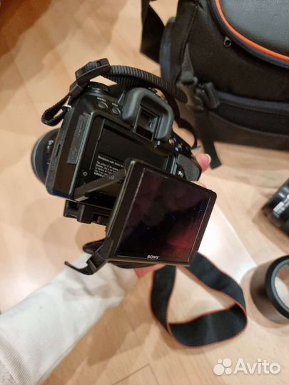 Зеркальный фотоаппарат sony a580+ 2 объектива