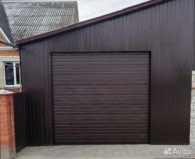Утепленные промышленные ворота с установкой