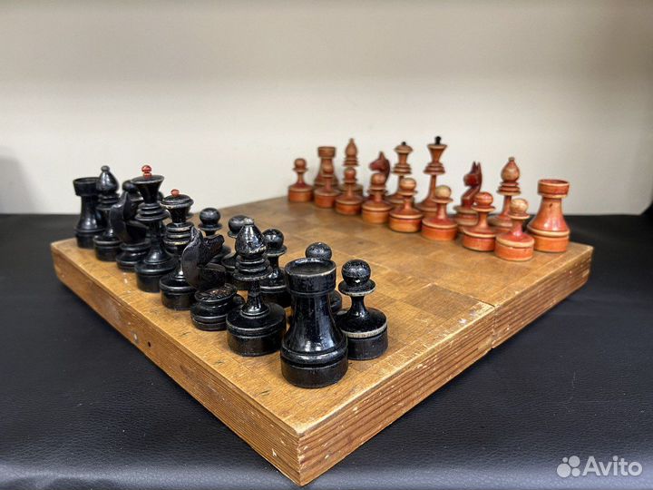 Шахматы деревянные с доской 1955 год