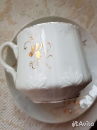 Чайная пара фарфор Кузнецова