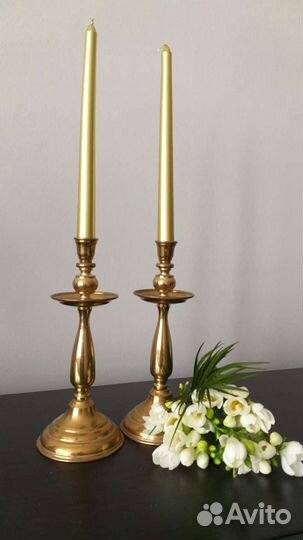Подсвечники латунь Европа середина ххв