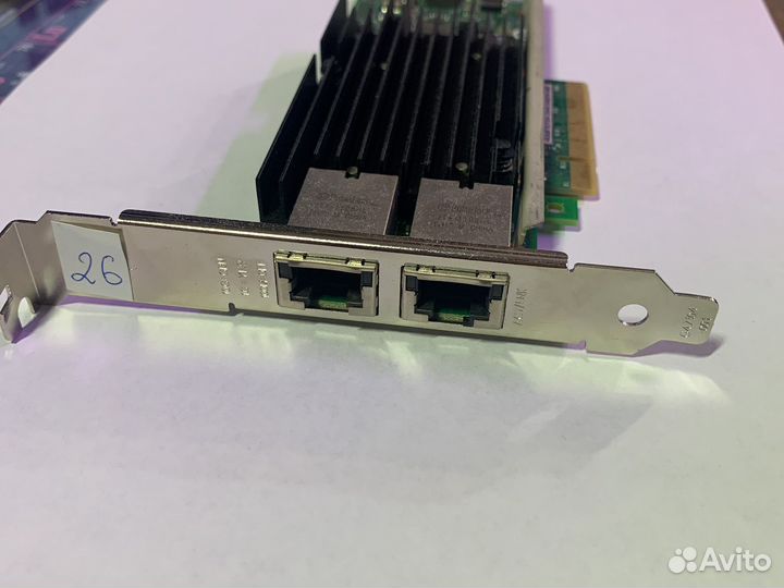 Сетевая карта intel x540t2blk