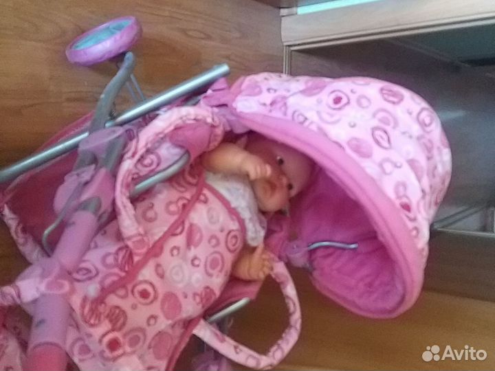 Коляска кукольная