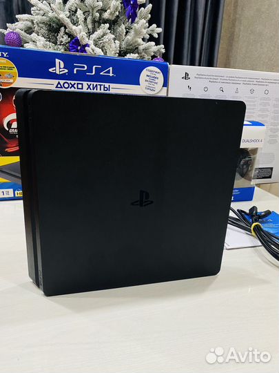 Sony Playstation 4 slim 1tb с играми