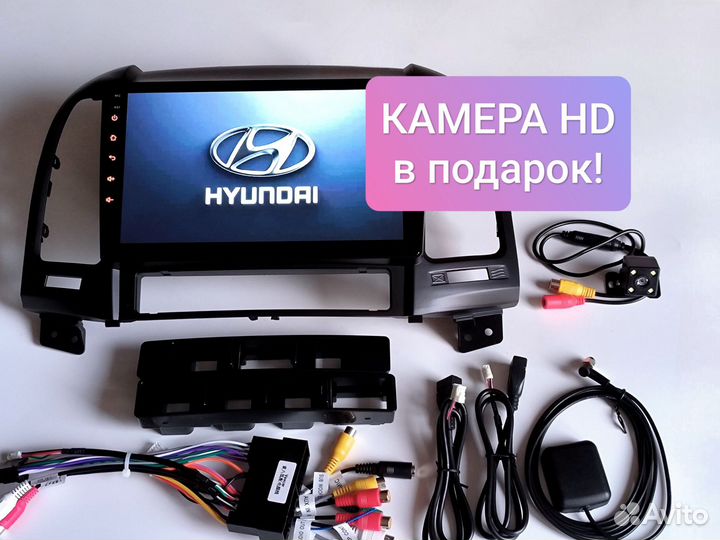 Магнитола Hyundai Santa Fe 2 Android