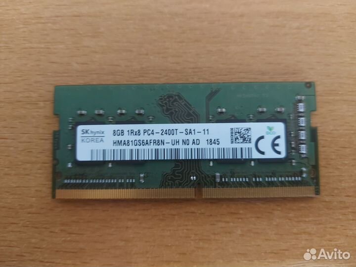 Оперативная память Hynix sodimm DDR4 8gb 2400 мгц