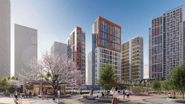 3-к. апартаменты, 77,3 м², 4/30 эт.