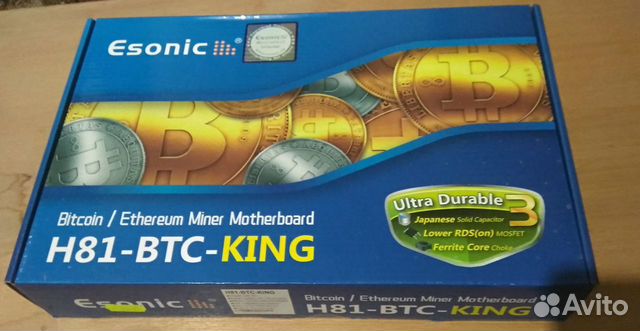 Материнская плата LGA1150 Esonic H81-BTC-king