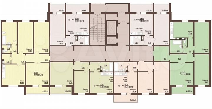 4-к. квартира, 95 м², 12/18 эт.
