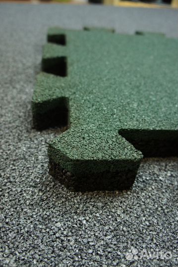 Резиновая плитка, плитка пазл, рулонное покрытие