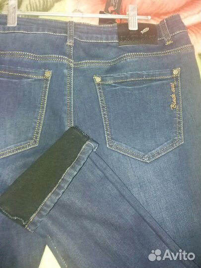 Джинсы утеплённые