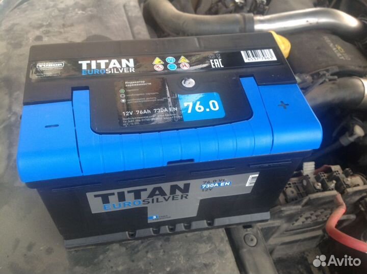 Аккумулятор 76 бу Titan EuroSilver