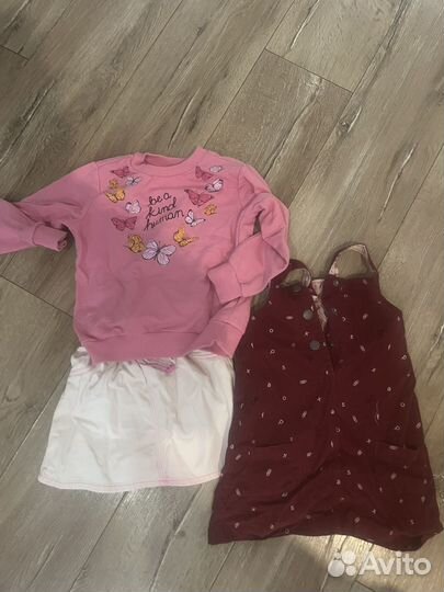 Детские вещи пакетом для девочки 116-122