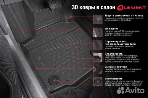 Коврики в салон Honda Accord X 2020-2023 FL