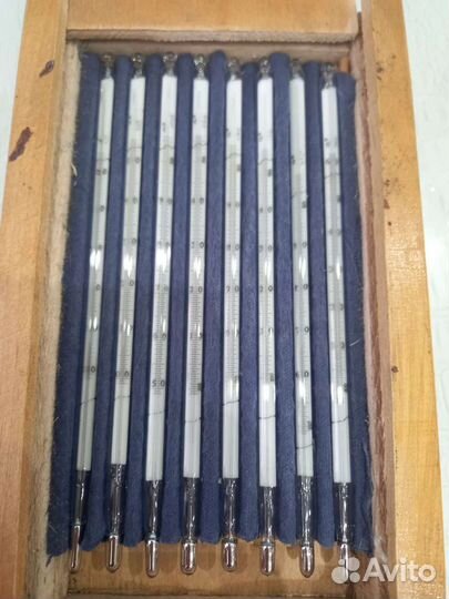 Термометры ртутные, СССР 1977г