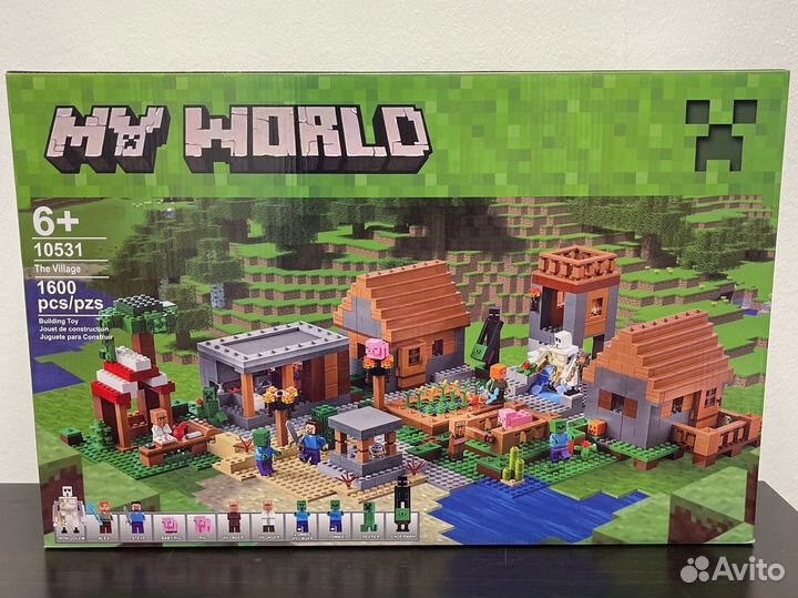 Lego Minecraft Большая деревня