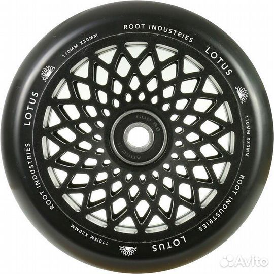 Колеса root industries Lotus 110mm Black Sta1014