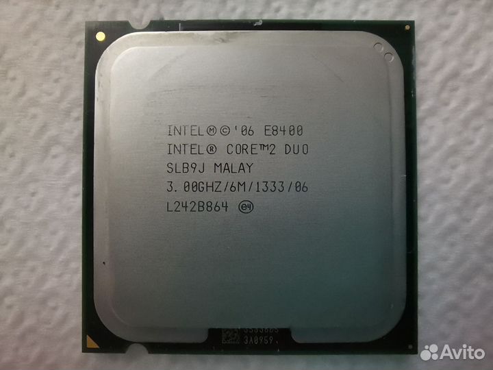 Процессор Intel Core 2 Duo E8400
