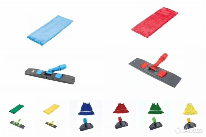 Моп хлопок, микрофибра, акрил для уборки