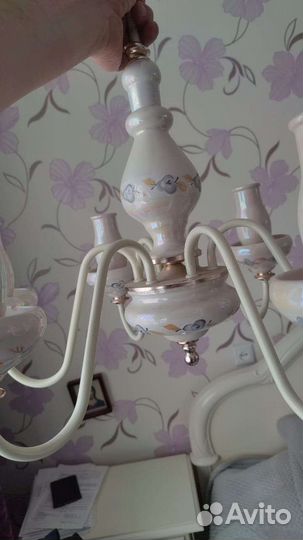 Люстра фарфоровая СССР