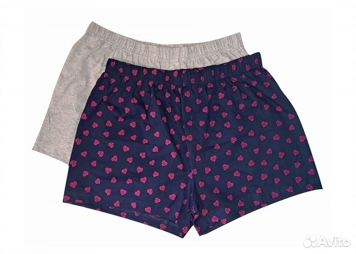 2 пары хлопковых боксеров Bonprix