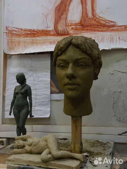 Скульптурный портрет на заказ