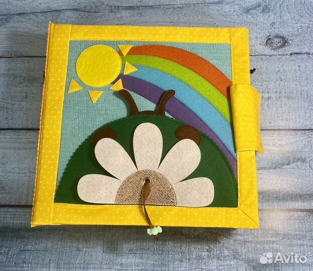 Развивающая книжка из фетра «Насекомые»