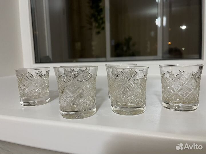Рюмки большие хрустальные СССР