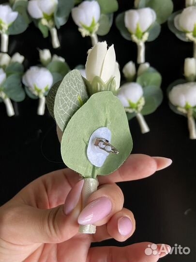 Свадебная бутоньерка