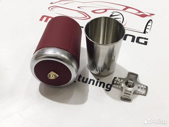 Пепельница Porsche бордовая