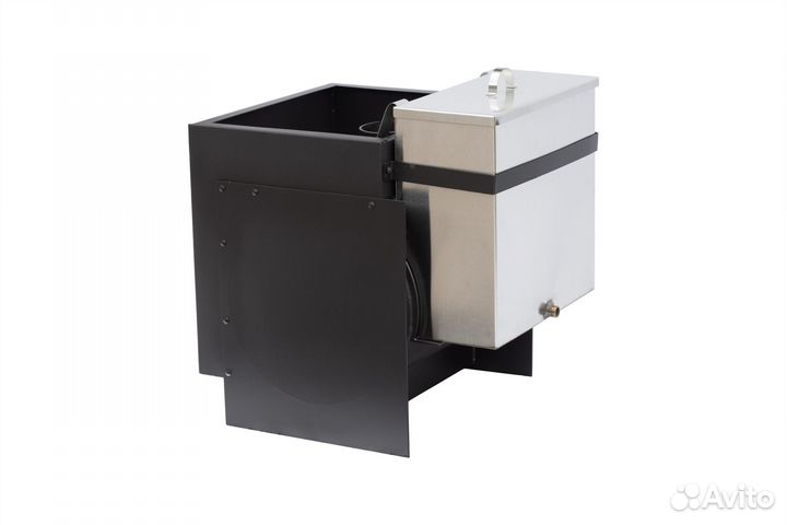 Печь Урал с боковым баком с ТК дверка со стеклом