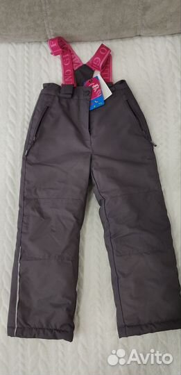 Брюки с утеплителем для девочки 110
