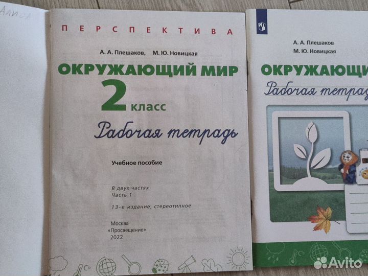 Рабочие тетради окружающий мир 2кл