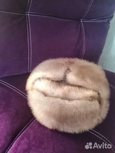 Шапка ушанка мужская норка