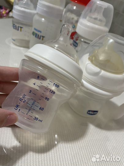 Бутылочка chicco, avent