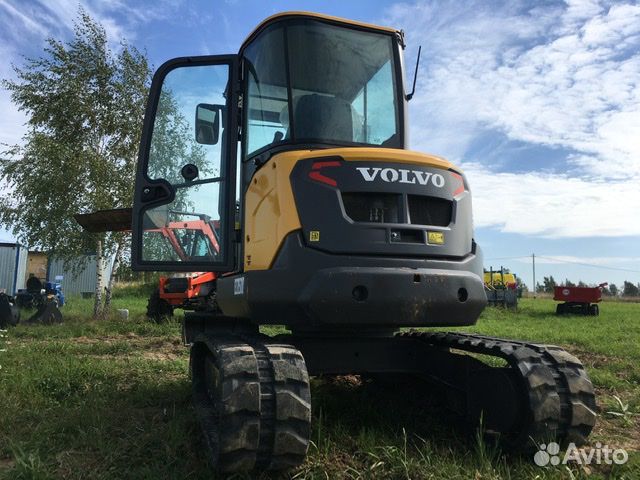 Мини-экскаватор Volvo ECR 50D, 2017