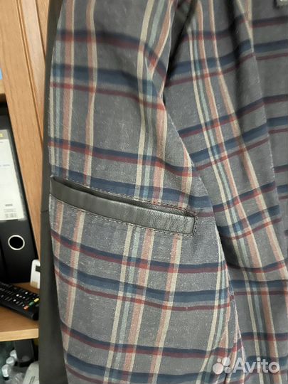 Кожаный мужской плащ Tom Tailor(Турция)