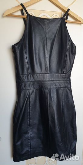 Кожаное платье