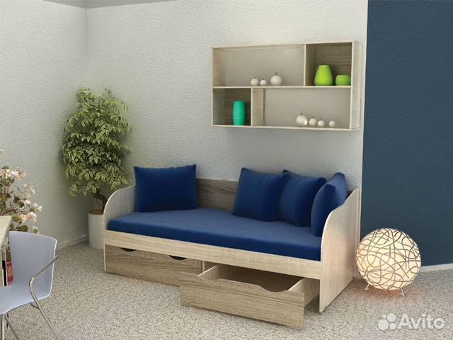 Кровать с ящиками, с тремя спинками Новая купить в Сочи | Личные вещи ...