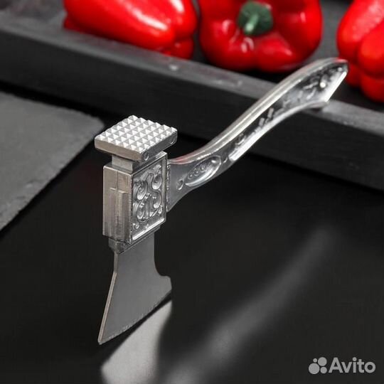 Молоток для мяса с топориком Доляна, 22 см