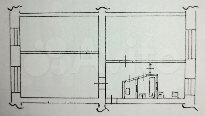 3-к. квартира, 60 м², 1/5 эт.