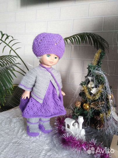 Вязание, одежда для куклы на заказ