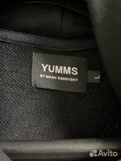 Худи yumms baby rapi #2 hoodie IN Black оригинал