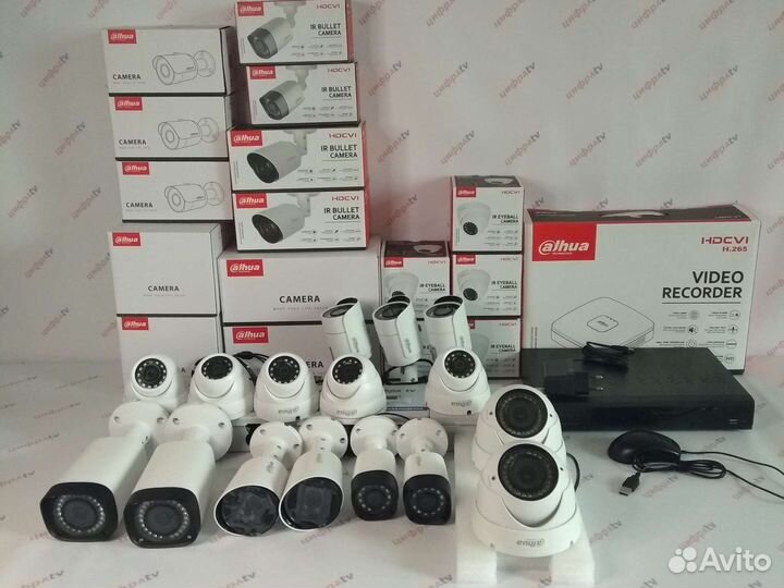 Комплект видеонаблюдения 4Мп Dahua 16 камер