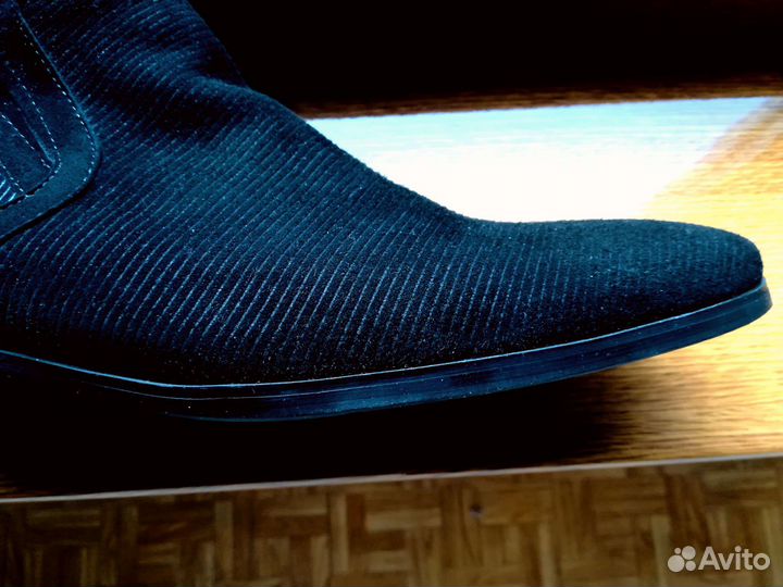 Ботинки мужские замшевые