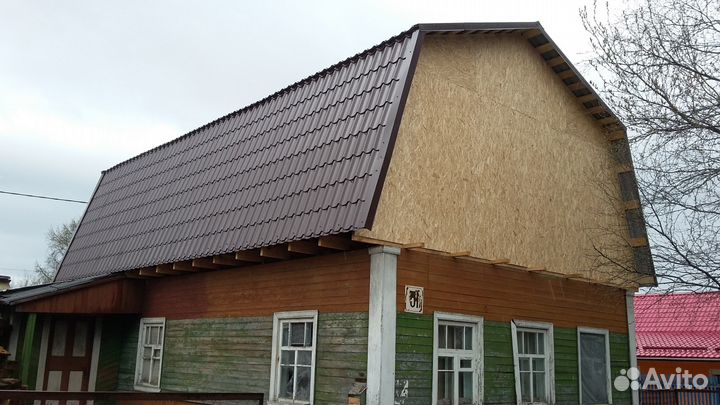Кровельные работы. Ремонт домов, бань