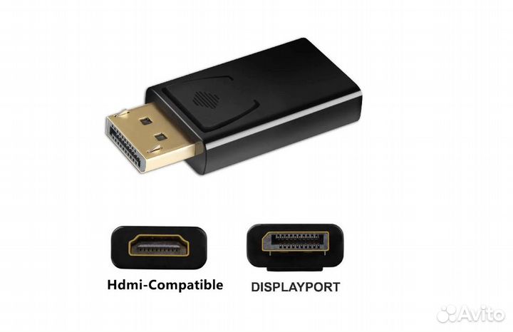 Переходник Адаптер DisplayPort - hdmi