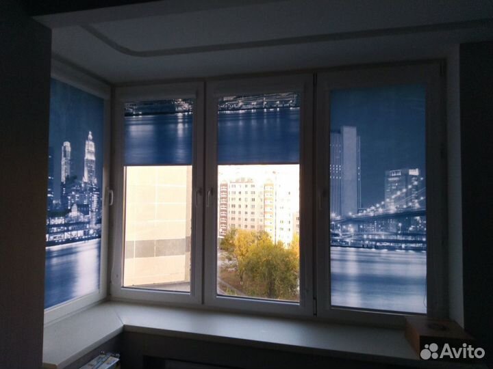 Рулонные шторы с фотопечатью